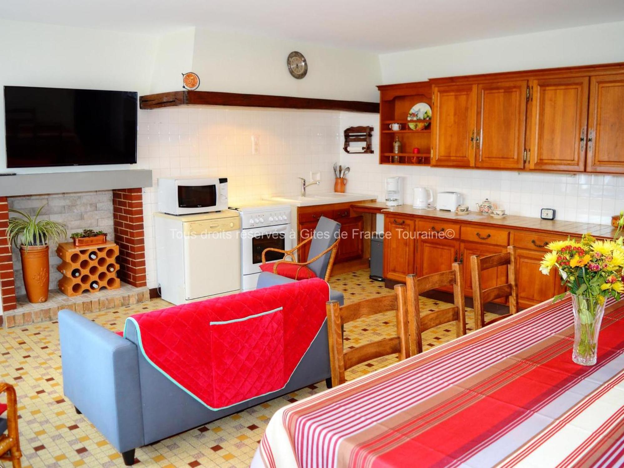 Gite Charmant Pres De Tours Et Amboise Avec Wi-Fi, Cour Privative, Garage A Velos, Accepte Animaux - Fr-1-381-503 Vernou-sur-Brenne Eksteriør bilde